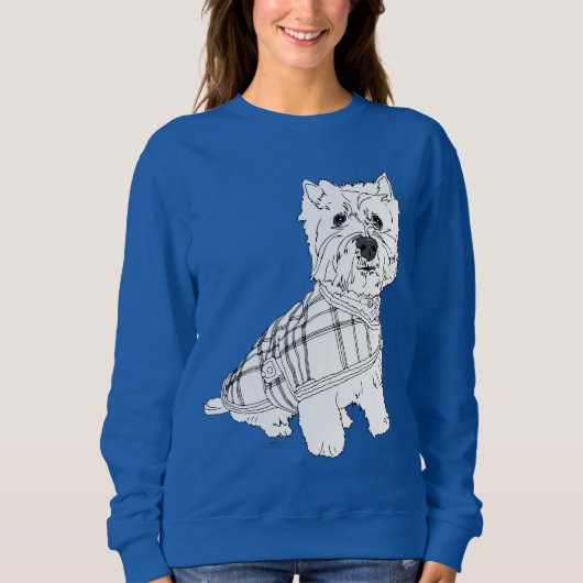 West Highland White Terrier Sweatshirt (Vorderseite)
