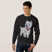 West Highland White Terrier Sweatshirt (Vorne ganz)