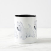 West Highland White Terrier Tasse (Zentrum)