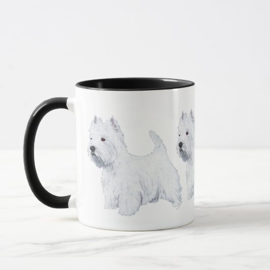 West Highland White Terrier Tasse (Links)
