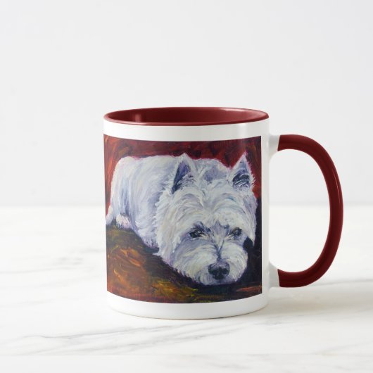 West Highland White Terrier Tasse (Rechts)