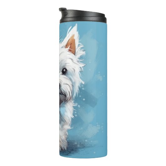 West Highland White Terrier Thermosbecher (Nach rechts gedreht)