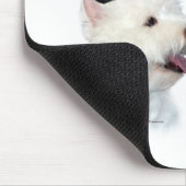 West Highland White Terrier Trick Mousepad (Ecke)