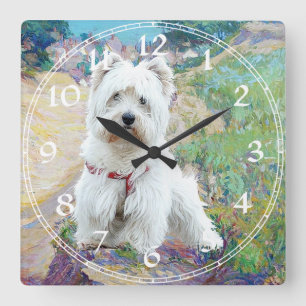 West Highland White Terrier Uhr