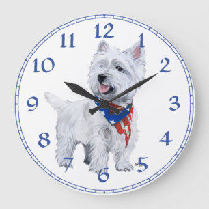 West Highland White Terrier Uhr