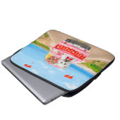 West Highland White Terrier Valentine's Day Truck Laptopschutzhülle (Vorne Knopf)