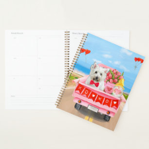 West Highland White Terrier Valentine's Day Truck Planer