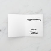 West Highland White Terrier Valentinstag Karte (Innenseite)