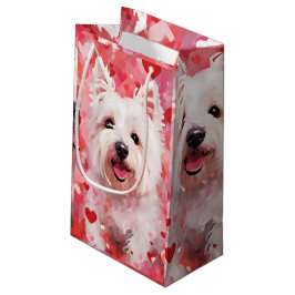 West Highland White Terrier Valentinstag Kleine Geschenktüte