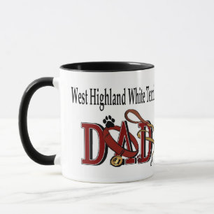 West Highland White Terrier Vater Geschenke Tasse
