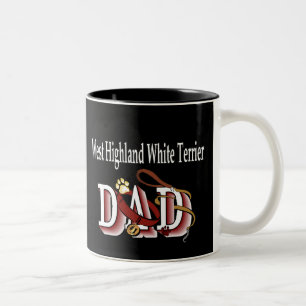 West Highland White Terrier Vater Tasse