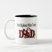 West Highland White Terrier Vater Tasse (Links)