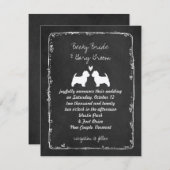West Highland White Terrier Wedding Einladung (Vorne/Hinten)