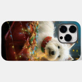 West Highland White Terrier Weihnachtsfest Case-Mate iPhone Hülle (Rückseite (Horizontal))