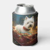 West Highland White Terrier Weihnachtsfest Dosenkühler (Kanne Vorderseite)