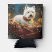 West Highland White Terrier Weihnachtsfest Dosenkühler (Vorderseite)