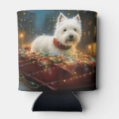 West Highland White Terrier Weihnachtsfest Dosenkühler (Rückseite)