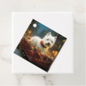 West Highland White Terrier Weihnachtsfest Geschenkanhänger (Beispiel)