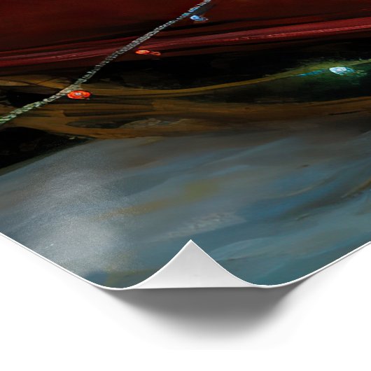 West Highland White Terrier Weihnachtsfest Poster (Ecke)