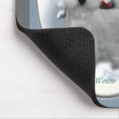 West Highland White Terrier Weihnachtsgeschenke Mousepad (Ecke)