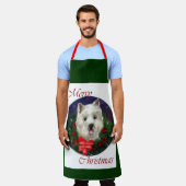 West Highland White Terrier Weihnachtsgeschenke Schürze (Getragen)