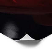 West Highland White Terrier Weihnachtsmann Poster (Ecke)