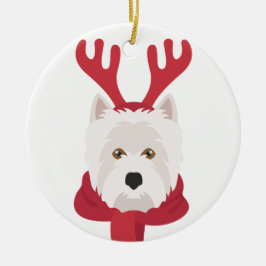 West Highland White Terrier Weihnachtsschmuck