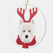 West Highland White Terrier Weihnachtsschmuck (Links)
