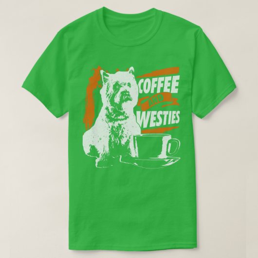 West Highland White Terrier Westie Dog Lover Gesch T-Shirt (Design vorne)