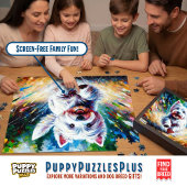 West Highland White Terrier "Westie" Dog Portrait Puzzle