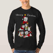 West Highland White Terrier Westie Weihnachtsbaum T-Shirt (Vorderseite)