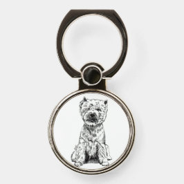 WEST HIGHLAND WHITE TERRIER. "WESTY"  HANDY RING