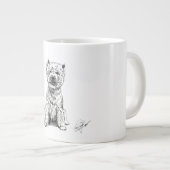 WEST HIGHLAND WHITE TERRIER. "WESTY" Jumbo-Tasse (Vorderseite Rechts)