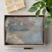 West Highland White Terrier Wildblumen Decoupage Seidenpapier (Geschenk)