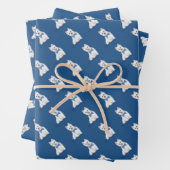 West HIghland White Terrier Wrapping Paper Geschenkpapier Set (Beispiel)