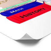 West Highland White Terrier zurück zur Schule Poster (Ecke)