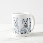 West Highland White Terriers Kaffeetasse (VorderseiteRechts)
