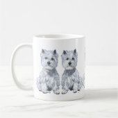 West Highland White Terriers Kaffeetasse (Links)