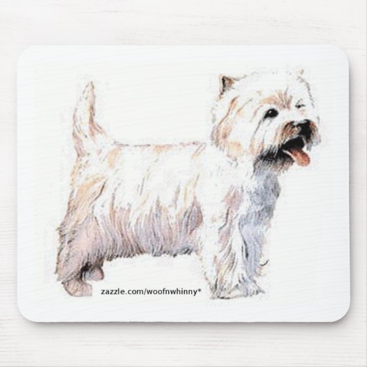 West Highland White Terriers Mousepad (Vorne)