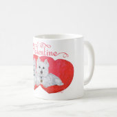 West Highland White Terriers Valentine Kaffeetasse (VorderseiteRechts)