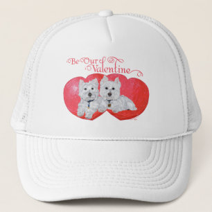 West Highland White Terriers Valentinstag Truckerkappe