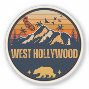 West Hollywood, Kalifornien Aufkleber