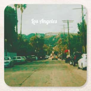 West Hollywood, Los Angeles, Kalifornien Rechteckiger Pappuntersetzer