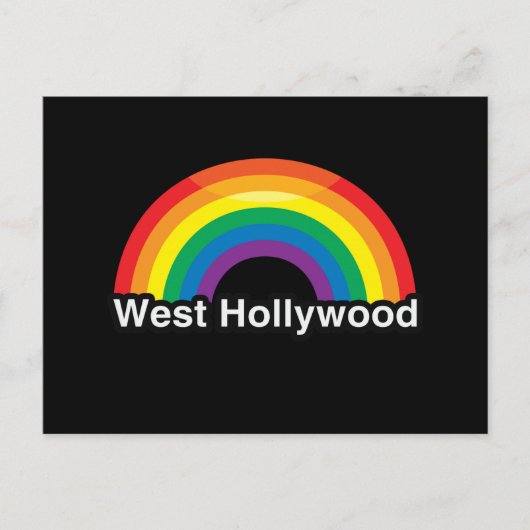 WEST HOLLYWOOD POSTKARTE (Vorderseite)