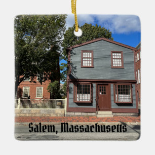 West India Goods Store in Salem Massachusetts Keramikornament