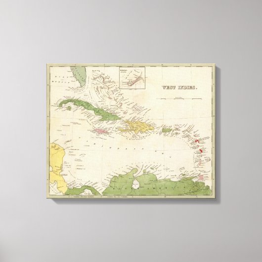 West Indies Leinwanddruck (Vorderseite)
