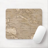 West Indies Map von Arrowsmith Mousepad (Mit Mouse)