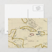 West Indies Postkarte (Vorne/Hinten)