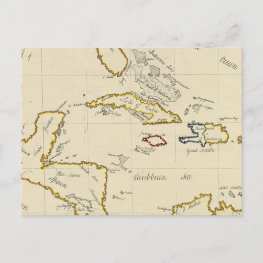 West Indies Postkarte (Vorderseite)