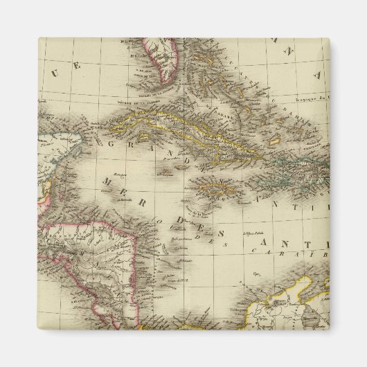 West Indies Zentralamerika Magnet (Vorne)